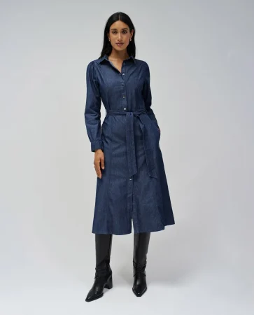 El Corte Inglés tiene el vestido camisero más versátil que necesitas en tu armario esta temporada 48 Merca2.es Vestido camisero en lightdenim