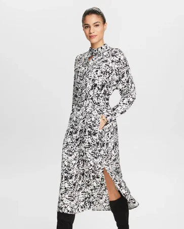 El Corte Inglés tiene el vestido camisero más versátil que necesitas en tu armario esta temporada 49 Merca2.es Vestido midi camisero viscosa estampado