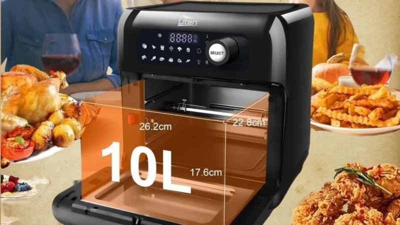 La freidora de aire de 10 litros que cocina por ti está hoy a mitad de precio en Amazon 4 Merca2.es Un diseño con tecnología de punta