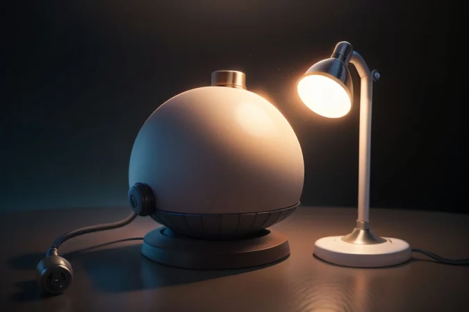 lighting table lamp night light creative shape minimalist hd photography wallpaper background Merca2.es