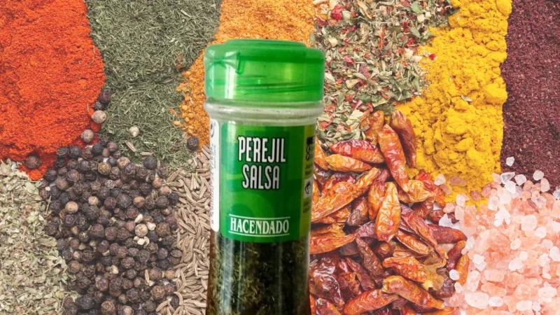 Las hierbas secas van de color verde