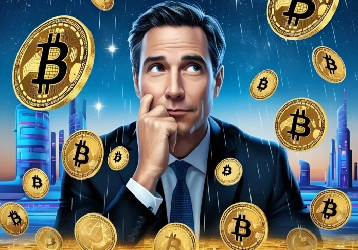 Bitcoin y criptomonedas Fuente IA de Canvas