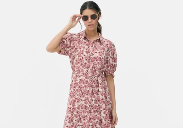 12. Vestido estampado en flores (22€)