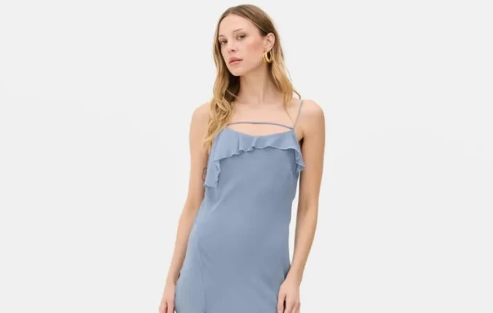 7. Vestido boho de gasa (22€)