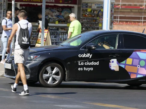 Cabify en Madrid. Fuente: Agencias(2) Cabify en Madrid. Fuente: Agencias