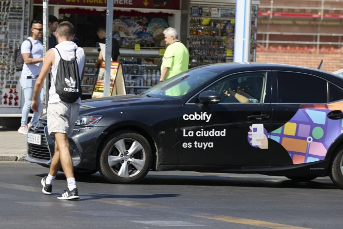 Cabify en Madrid. Fuente: Agencias