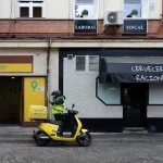 Repartidor de Glovo en Madrid. Fuente; Agencias