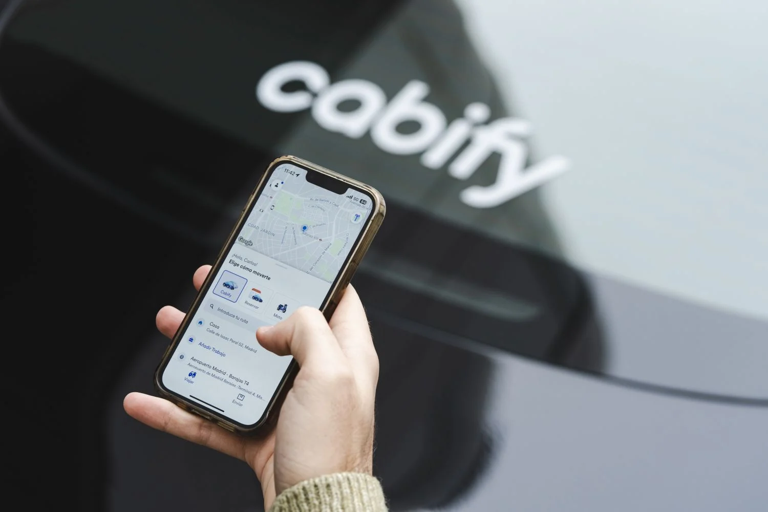 Solo el 5% de los vehículos de Cabify en Madrid tienen un solo conductor
