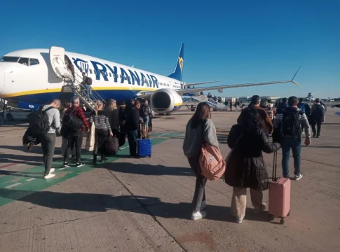 Avión de Ryanair. Fuente: Agencias