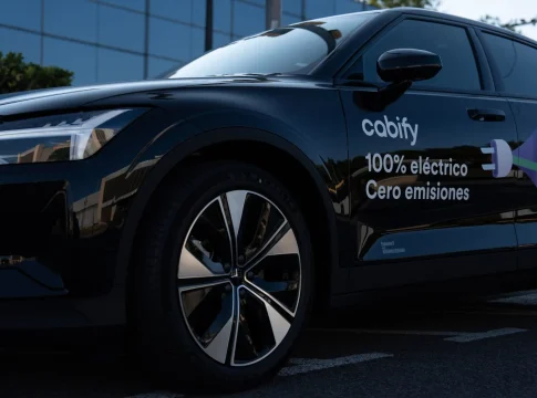 Vehículo de Cabify. Fuente: Agencias