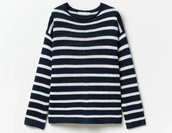 Jersey fino de rayas marineras