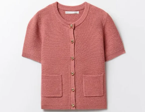 Jersey de manga corta rosa