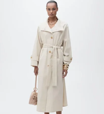 Trench de algodón tamaño extra - € 99.99
