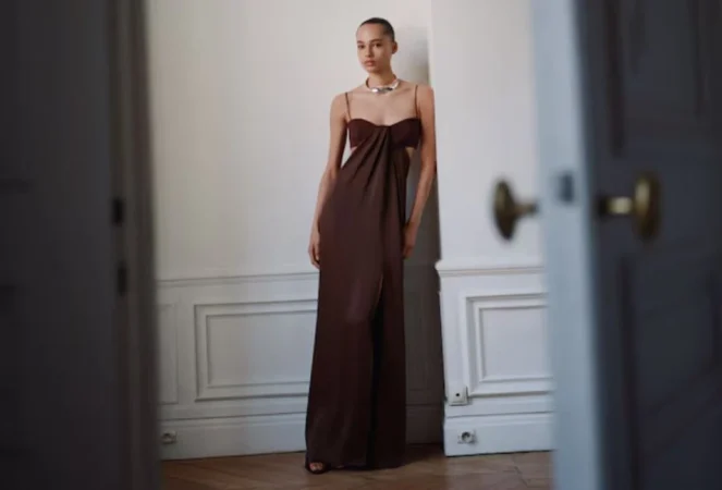 Mango de vestido marrón (otra opción) - € 180