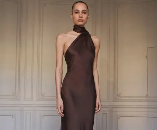 Vestido marrón de Mango - € 180