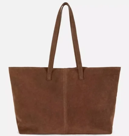 2. Bolso Shopper extragrande de ante - 34 €