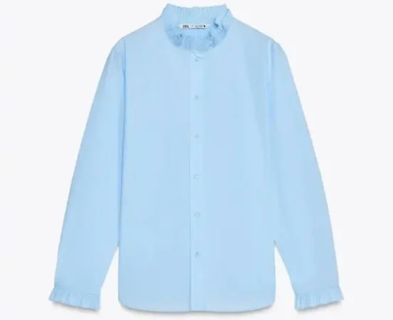 6.- ZW Colección Camisa con volante