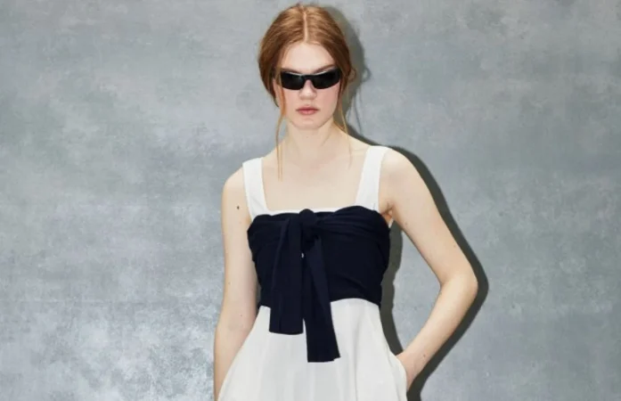 2. Vestido blanco clásico de Sfera (59,99€)