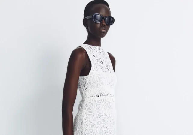 3. Vestido de guipur de Sfera (69,99€)