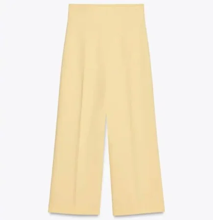 Zara se adelanta a la primavera con estos pantalones de vestir y lucir con zapatillas 51 Merca2.es 5. Pantalones de colección de Culotte ZW