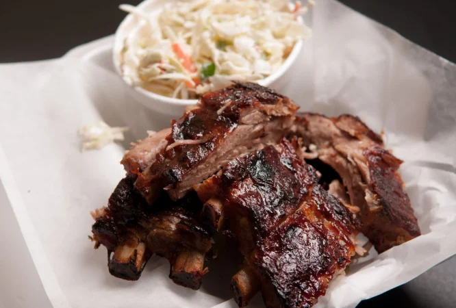 take out bbq ribs slaw Merca2.es