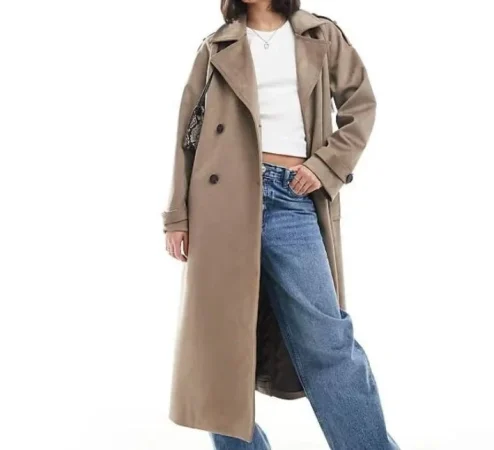 Gabardina de ante de Asos por 94,99 euros