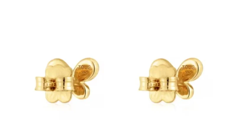 Características del collar corto con baño de oro de 18 kt sobre plata y amatista Daisy