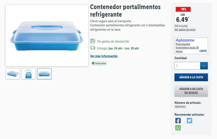 ¿Vale la pena comprar el Lidl Tupper?