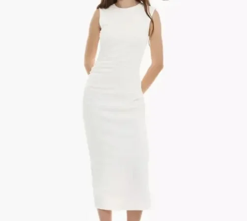 Vestido maxi troquelado de Desigual – 119,2€ (antes 149€)