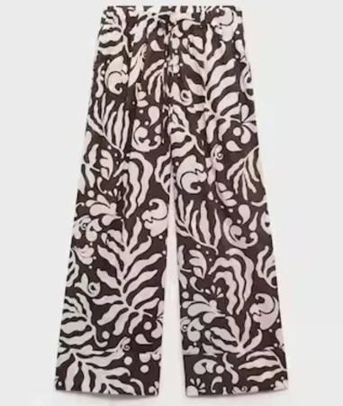 Pantalón estampado de Mango (29,99 euros)