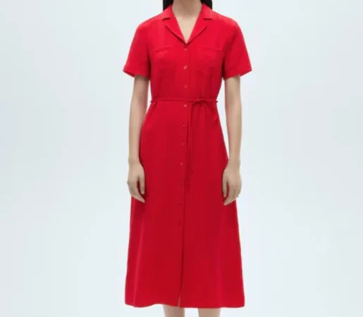 9. Vestido camisero con bolsillos - € 39.99