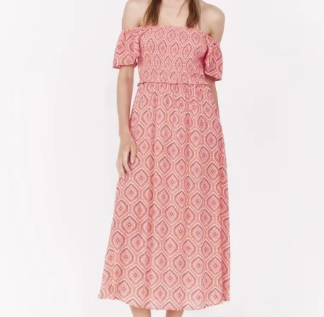 Springfield y La Vecina Rubia unen sus fuerzas con una colección llena de personalidad 19 Merca2.es 9. Vestido midi Rosa escote espalda