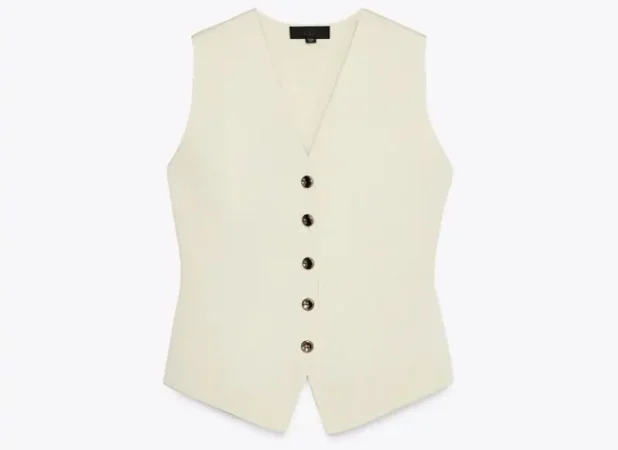 9. Chaleco con punto liso - 25,95€