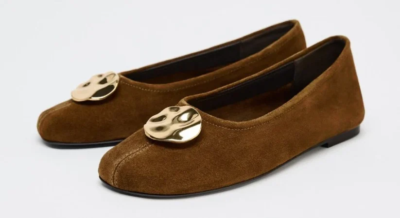 2. Bailarinas efecto ante: el toque boho que nunca falla