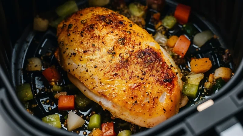 cooking skinless chicken breast with spices air fryer Merca2.es