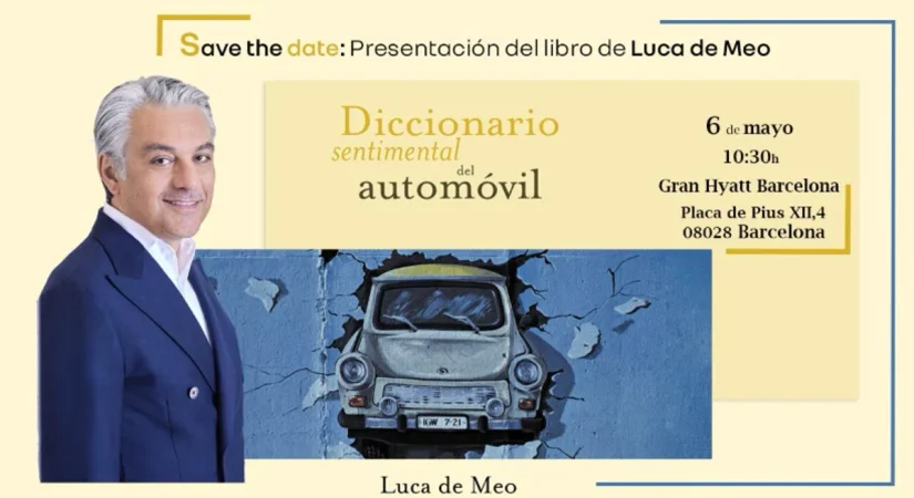 Luca de Meo (Renault) vuelca su pasión en el primer Diccionario sentimental del automóvil 1 Merca2.es Luca de Meo, CEO de Renault, presenta su diccionario sentimental en Barcelona | Fuente: MERCA2.ES
