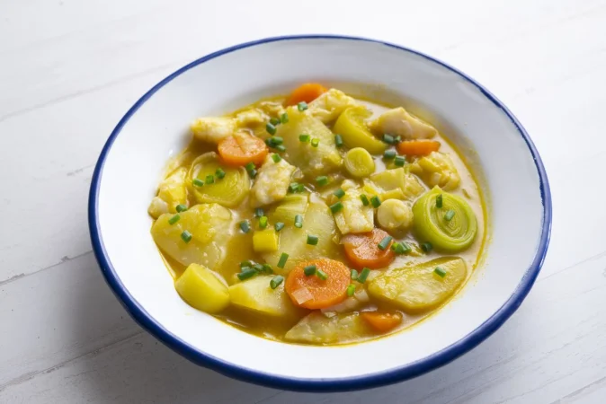 porrusalda bacalao it is stew that is prepared cocotte with potatoes carrots leeks onion 1 Merca2.es