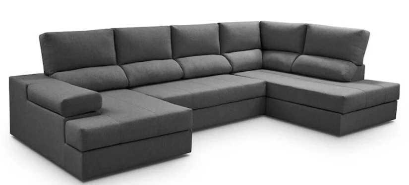 Sofá cama con rinconera y chaiselongue Eskil