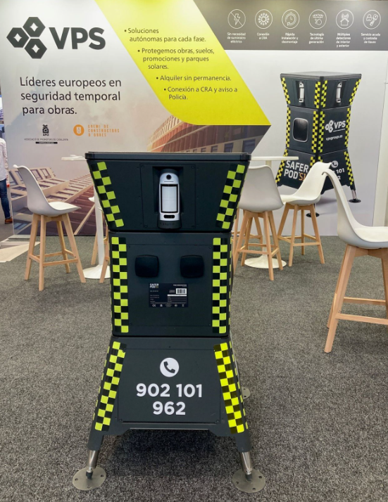 VPS España presenta su nueva torre autónoma de videovigilancia, la RDTa, con IA para detectar intrusos