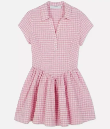 2. Vestido corto cuadros Vichy – 18€