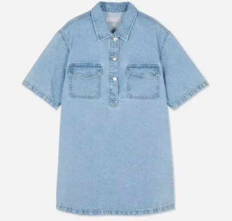 6. Vestido corto vaquero – 24€