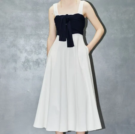 Sfera te hará lucir muy chic a la vez que casual con estos vestidos 12 Merca2.es 3. El clásico infalible: vestido blanco con escote cuadrado