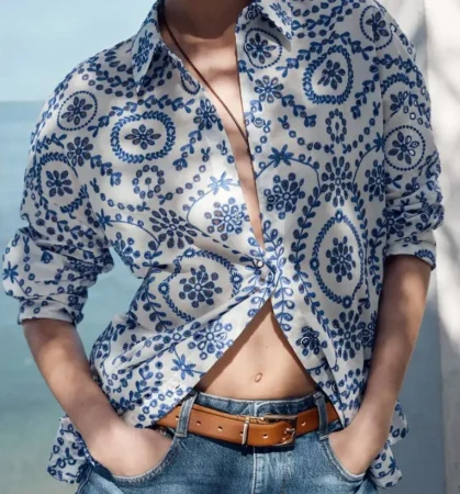 10. Camisa estampada (muy destacada) - 22,95€