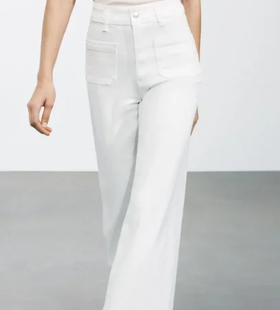 Adiós, vaqueros aburridos: los pantalones blancos de Zara están arrasando