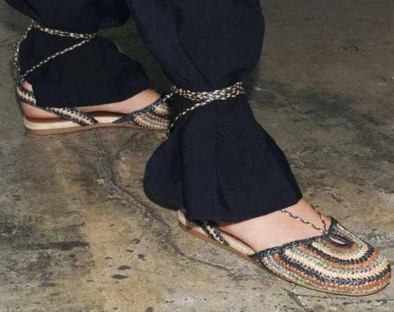 4. Bailarinas trenzadas: comodidad y artesanía en cada paso