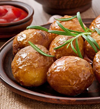 Patatas asadas en Airfryer: Crujientes por fuera, jugosas por dentro y rellenas de lo que más te guste 19 Merca2.es papas al horno con romero Merca2.es