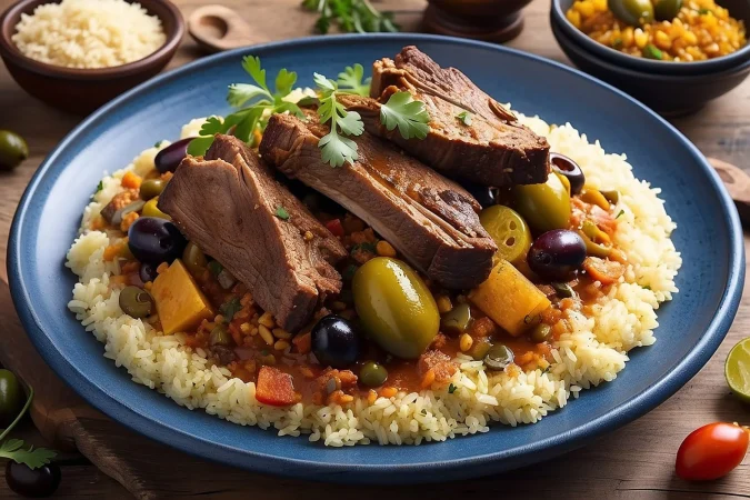 tagine marroqui con costillas de cordero couscous y aceitunas Merca2.es