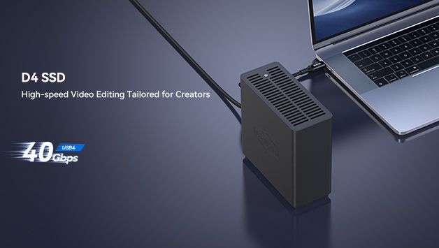 Se presenta TerraMaster D4 SSD: almacenamiento all-flash 4 bahías y 40Gbps para creadores y expansión NAS