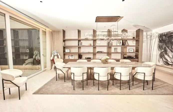 Comedor abierto y elegante