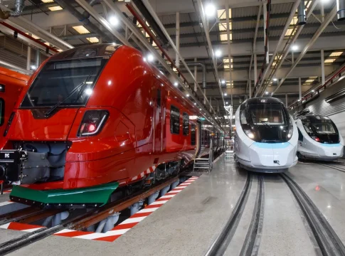 Trenes de cercanías de CAF. Fuente: Agencias